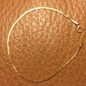 Gold bracelet stamped 14K Italy